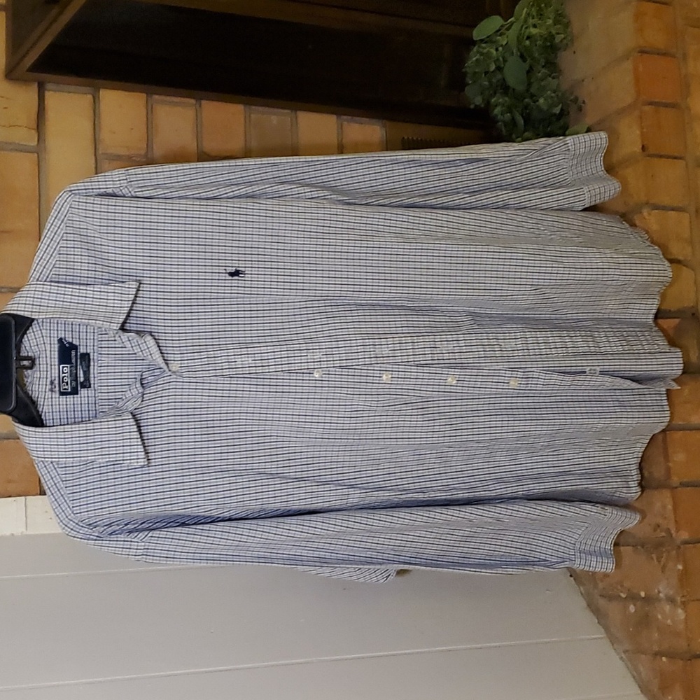 Men Plaid Ralph Lauren Polo Shirt